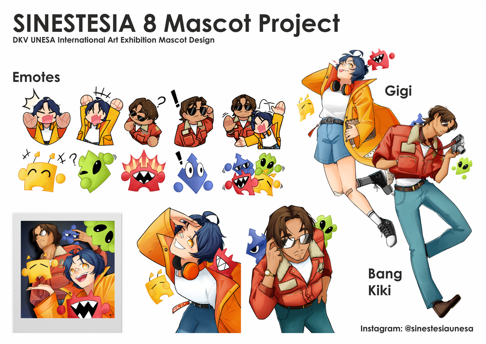 Sinestesia 8 Mascot Design